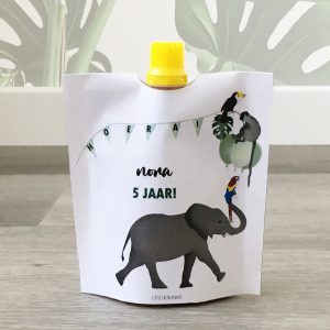 Gepersonaliseerde knijpfruit wikkel jungle Jungle gekte